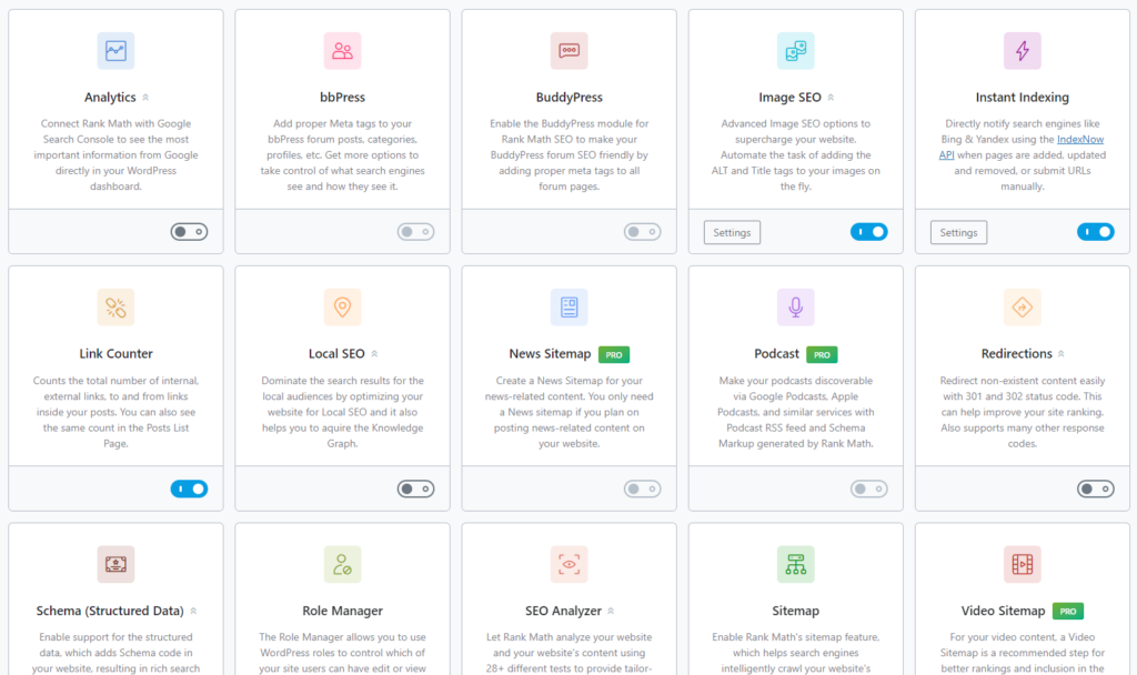 Rank-Math-Interface-1024x608-1 TOP 5 Module WordPress esențiale pentru succes online